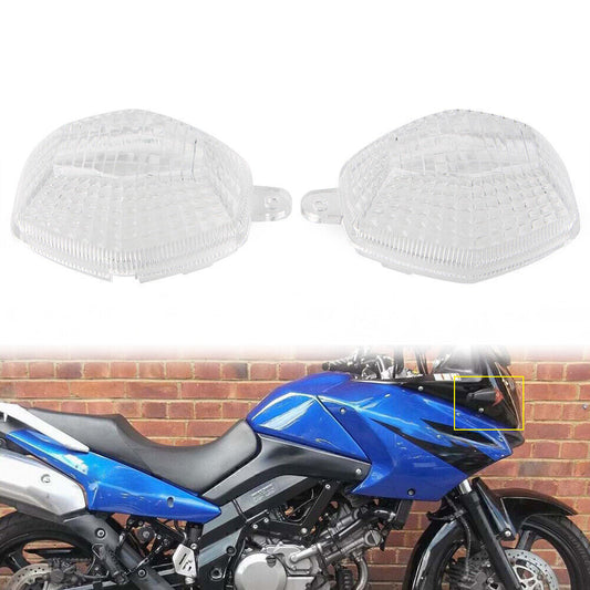 Turn Signal Light Lens Indicator Lamp Cover for SUZUKI GSX DL 650 1250 600 Clear