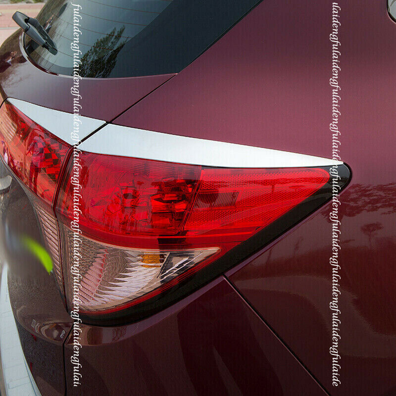 for Honda HR-V Vezel 2016-2020 Chrome Stainless Rear Tail Light Lamp Strip Trim