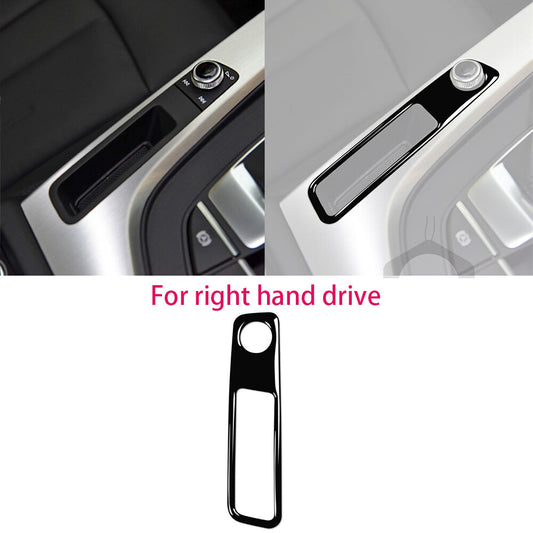 for Audi A4 B9 2017-2019 RHD Interior Volume Adjustment Switch Cover Gloss Black