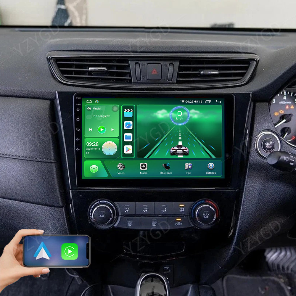 Android 14 Carplay for Nissan Qashqai 2014-2019 Car Stereo Radio GPS Navi Screen