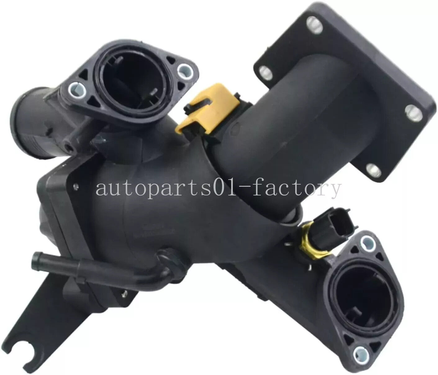 AJ811793 Water Outlet Thermostat Housing for Jaguar S-Type XJ8 XK8 XKR XF 4.2 V8