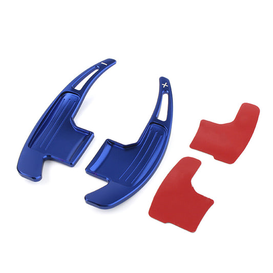 Steering Wheel Shift Shifter Paddle Extension Alu FIT 2015-21 for Ford for Mustang Blue