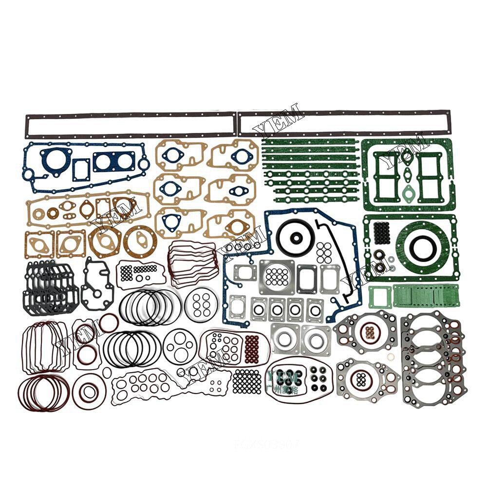 6D140 Full Gasket Kit 6210-17-1814 For Komatsu Engine For Komatsu Gasket Kit