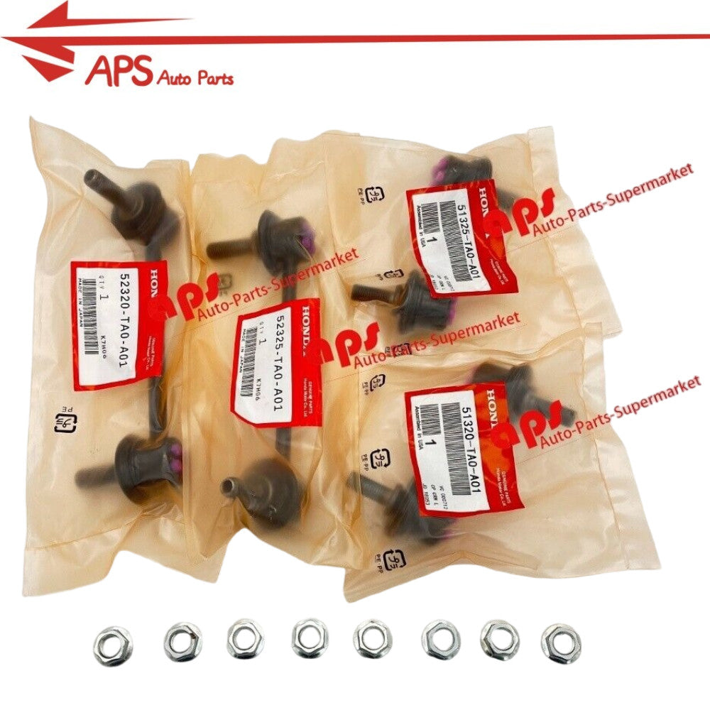 Equipment Manufacturer  4-Piece Front and Rear Sway Bar Stabilizer End Chain Kit for 2009-2014 for Acura TL